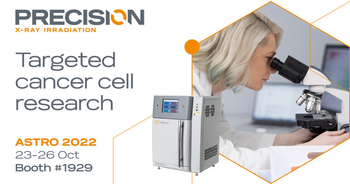 precisionxray's tweet photo. Streamlining incubator-irradiator workflow, the CellRAD+ delivers. Learn more about the CellRAD+ and Precision's comprehensive family of irradiators for all your research needs at @ASTRO_org!
#ASTRO2022 #PrecisionXRay https://t.co/seqf0OS9md