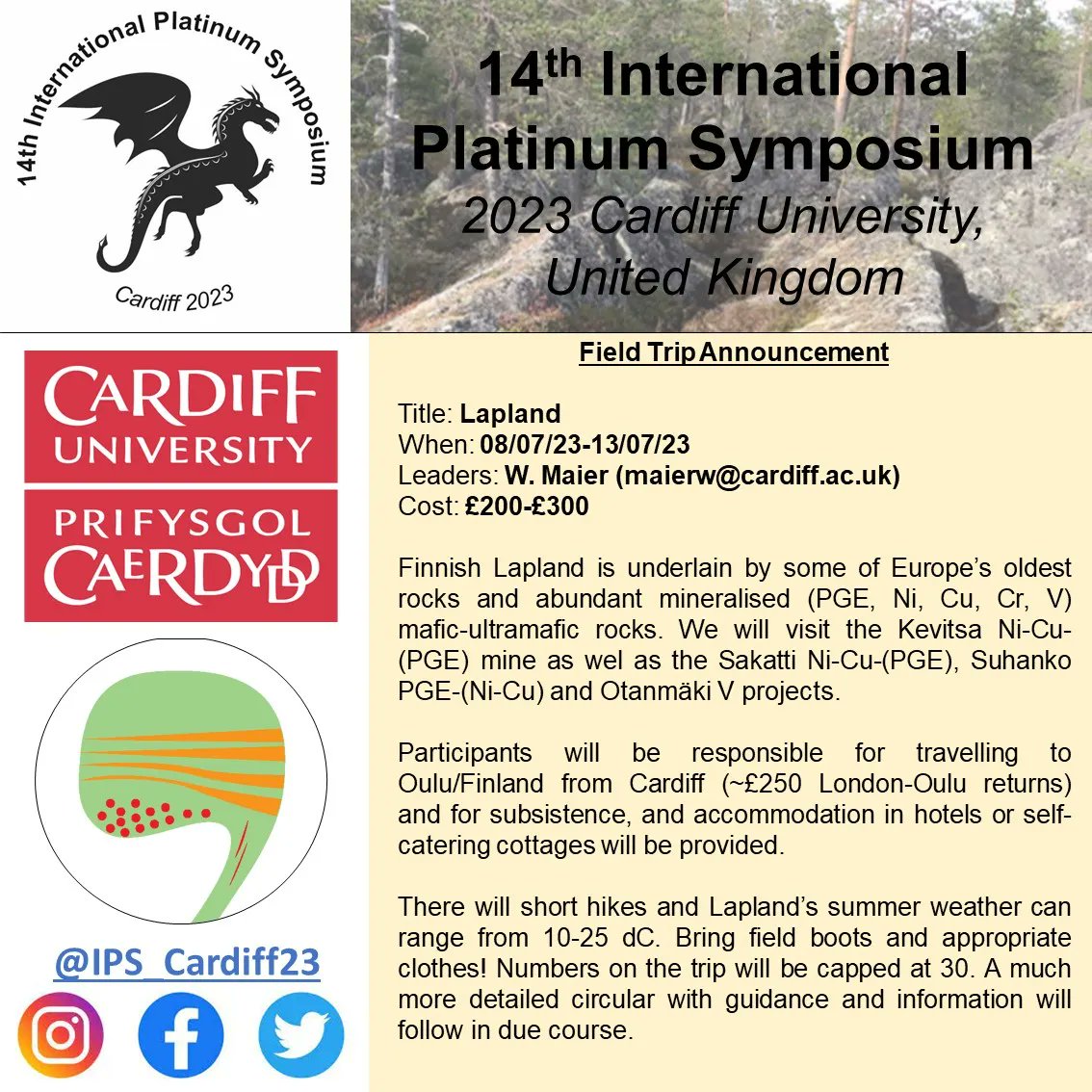 🔔 FIELD TRIP ANNOUNCEMENT 🔔 Lapland, Finland hosted by Wolf Maier. Approx dates and costs here, stay tuned for updates!