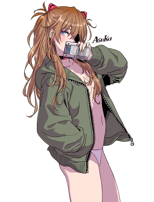 1年前に描いたアスカ。 