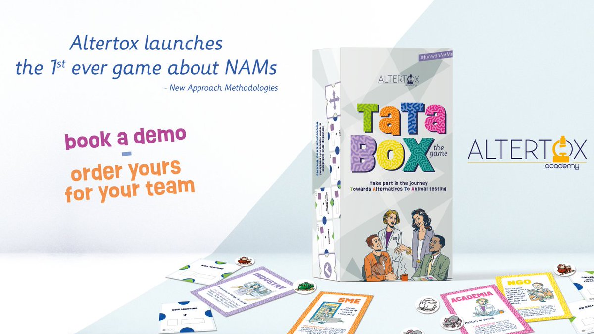 AltertoxAcademy's tweet photo. #altertoxpressroom #TATABOX
A Belgium SME launches the first game on alternatives to animal testing via @MediapartBlogs https://t.co/7KKlxXGAbE https://t.co/HOguainzIf
