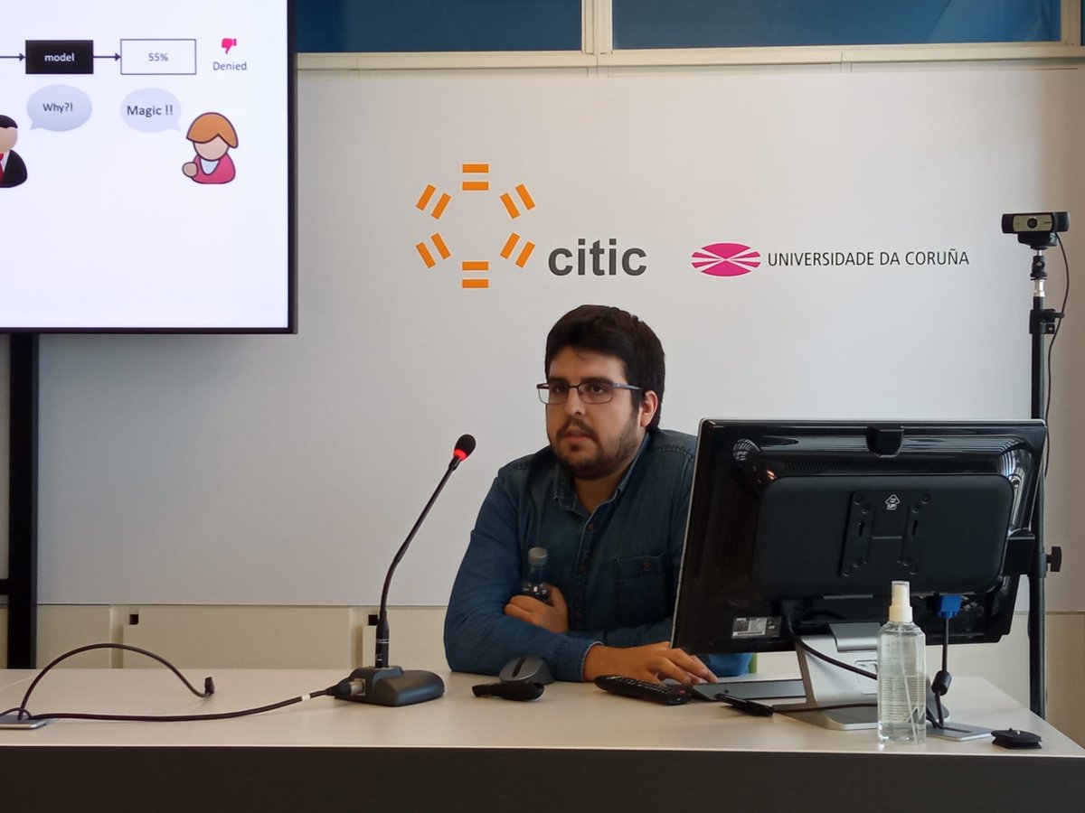 citicresearch's tweet photo. #InteligenciaArtificial aplicada a la #medicina son los temas de los trabajos presentados por Mateo Gende, Plácido Lizancos y Alberto Pérez.
Última sesión de comunicaciones orales moderada por Álvaro Leitao.
#XoveTIC22 https://t.co/Dsb8R1HNwd