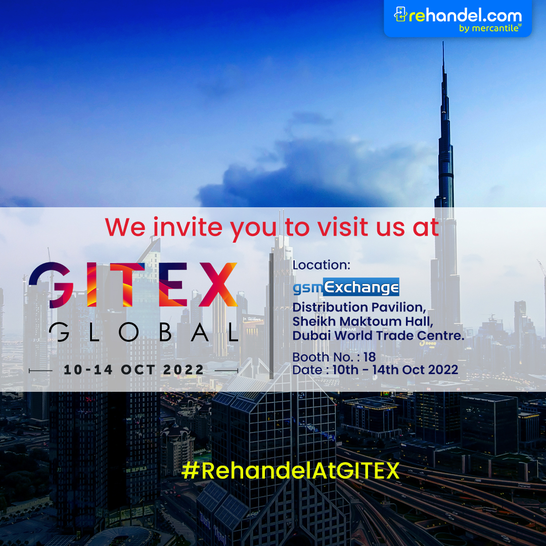 RehandelByM's tweet photo. We at Rehandel, cordially invite you to the 5-day @gitex_global Grand Event in Dubai.

Visit our stall from October 10 to 14 to interact with us and learn more about our used iPhones and smartphones!

Register now.

#GITEX #GITEXDubai2022 #Dubai #Event #Rehandel 

1/2 https://t.co/n0pLK64ieP