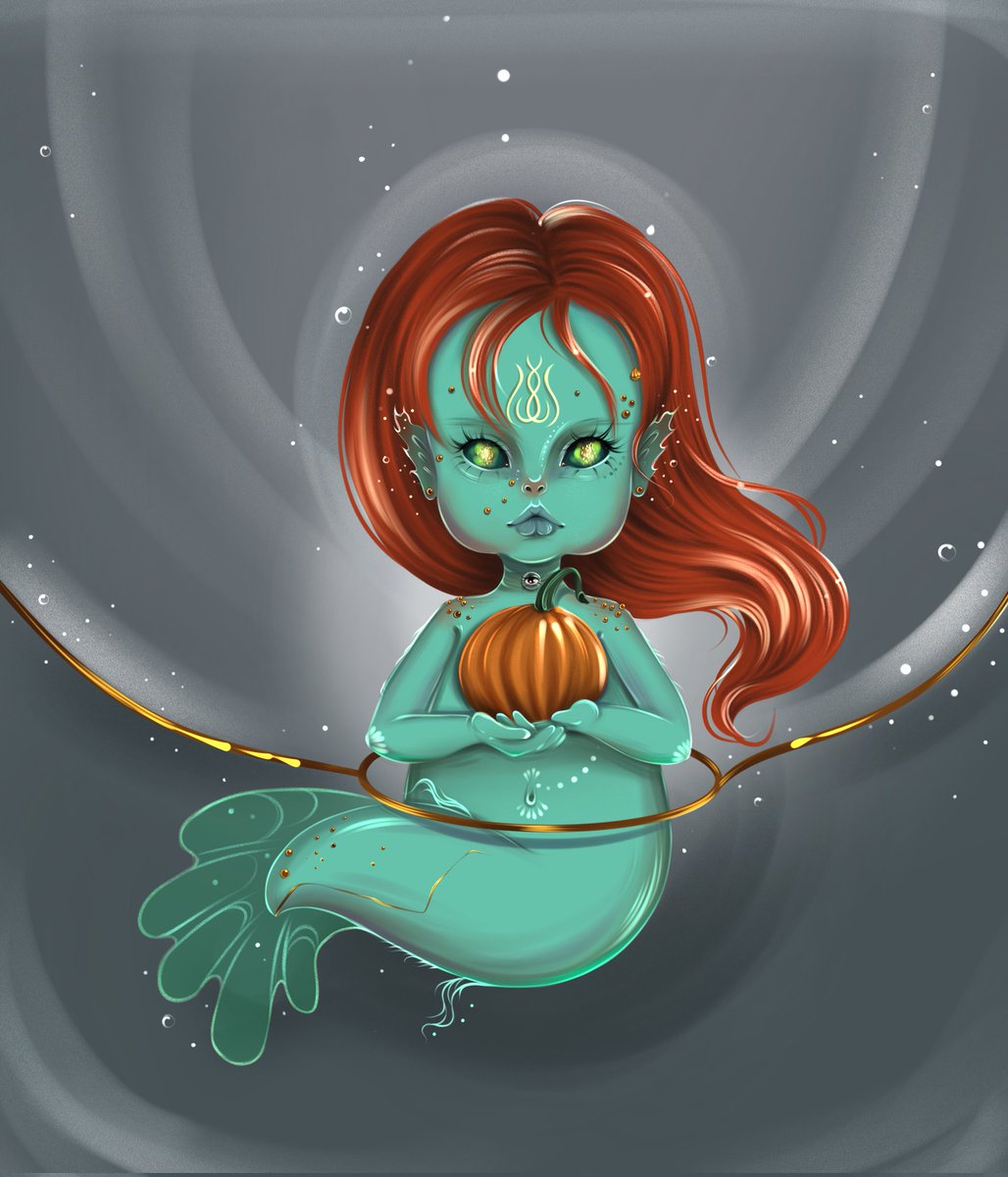 New baby talismans here! 🎃✨

"Break free from the dark forces" &amp;
"Findyourself"

Choose yours little mermaid to Halloween ❤

#NFTCommunity

opensea.io/collection/des…