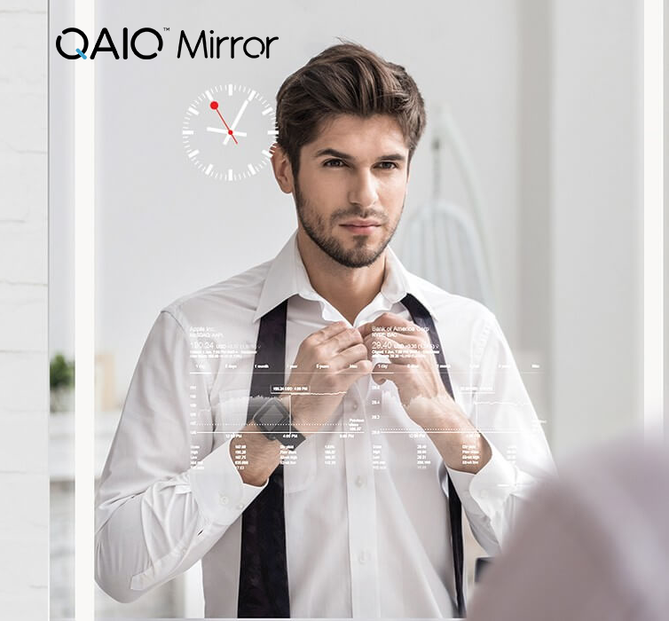 myqaio's tweet photo. #QAIO Smart Mirror can give you an overview of your day. In addition to showing emails and checking the time, it also enables YouTube browsing, receiving commuting times, beauty lessons, and listening to your music while getting ready. QAIO has it all.!

#smartmirror #technology https://t.co/IVV6lUJ46O