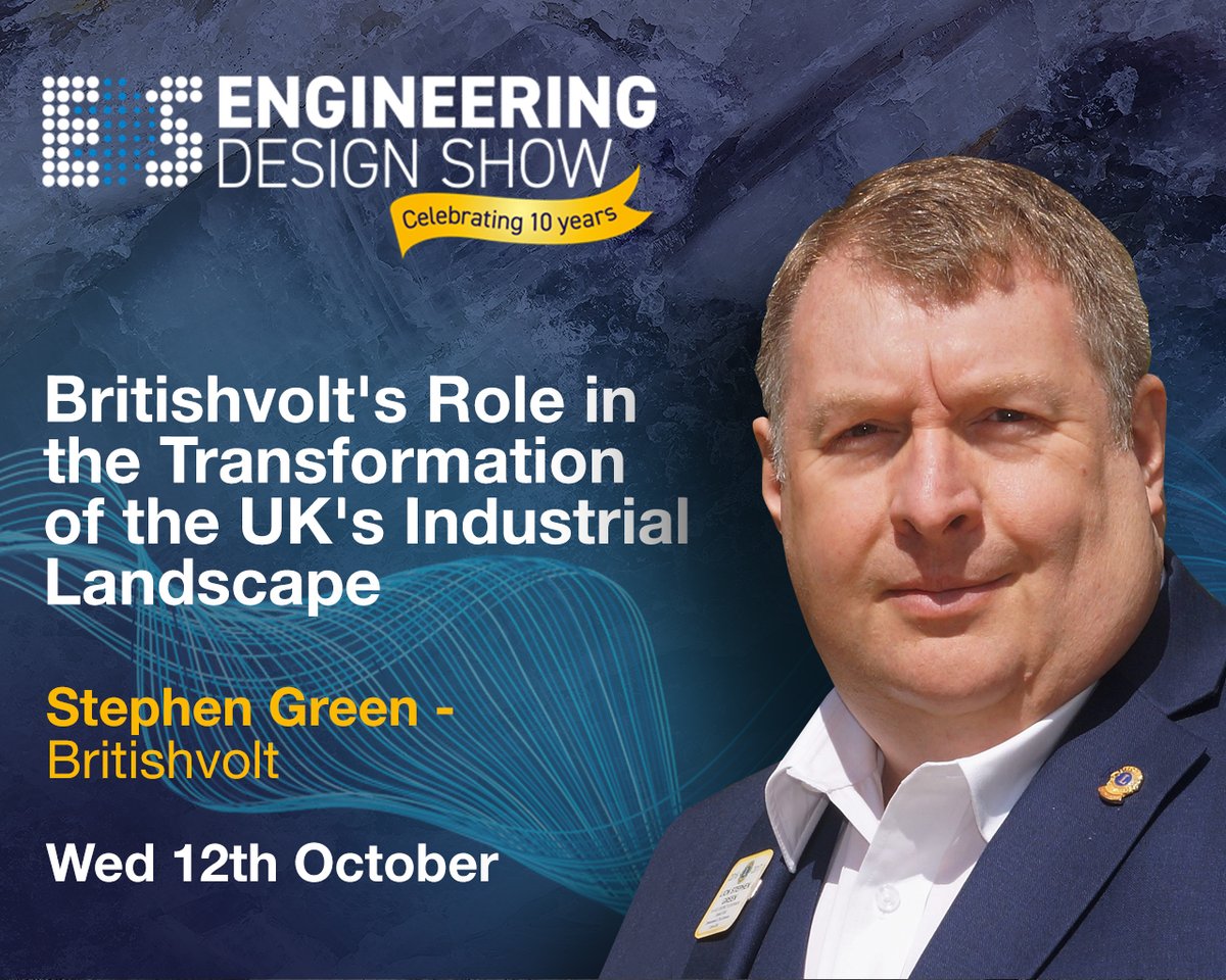 Britishvolt (@britishvoltuk) on Twitter photo What lies ahead in the transformation of Britain's industrial landscape? Stephen Green will be at next week's <a href="/EngDesignShow/">Engineering Design Show</a> to share his insight on the challenges and opportunities at play in our journey towards #decarbonisation:engineeringdesignshow.co.uk What lies ahead in the transformation of Britain's industrial landscape? Stephen Green will be at next week's <a href="/EngDesignShow/">Engineering Design Show</a> to share his insight on the challenges and opportunities at play in our journey towards #decarbonisation:engineeringdesignshow.co.uk