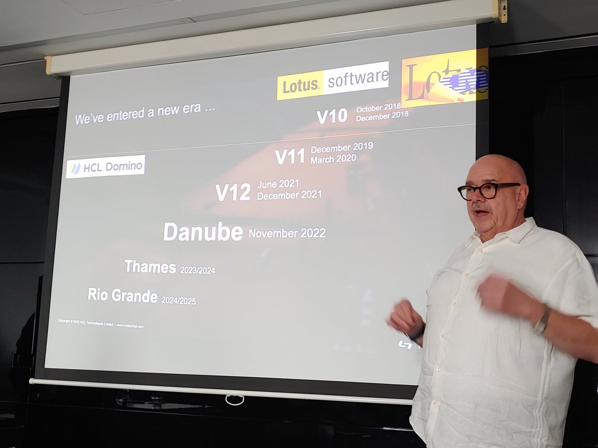 mangelcalvo's tweet photo. #hcl #dominojam Hcl mostrando el futuro y presente de HCL Domino. https://t.co/GW9Dce7pUW