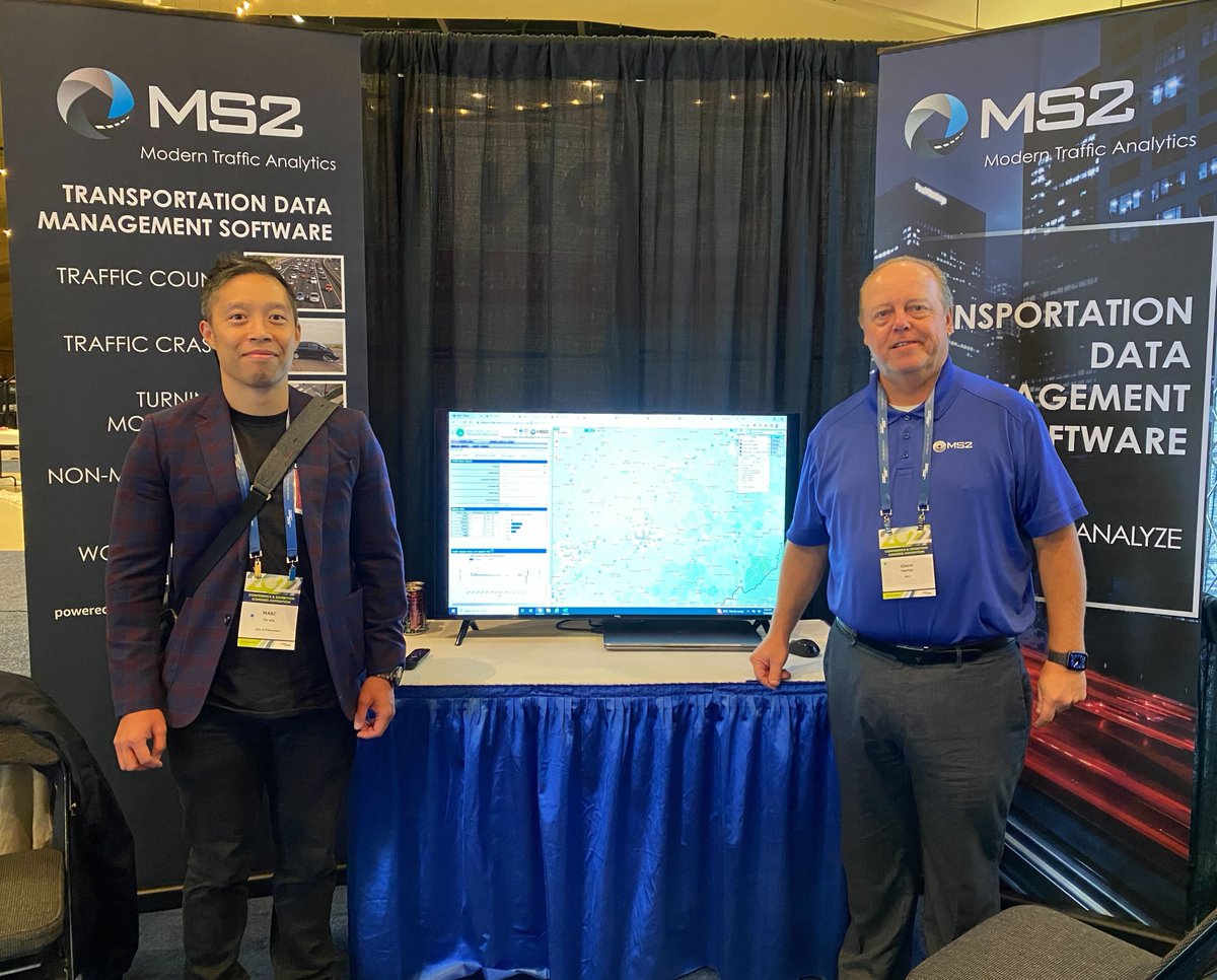 #MS2soft congratulates Marc Ta-ala from the City of Edmonton, who won our TV raffle at #tacatc. May you watch all your favorite shows in good health, and thank you for visiting our booth to receive answers to your Traffic Data Management questions! #trafficdata #trafficanalysis