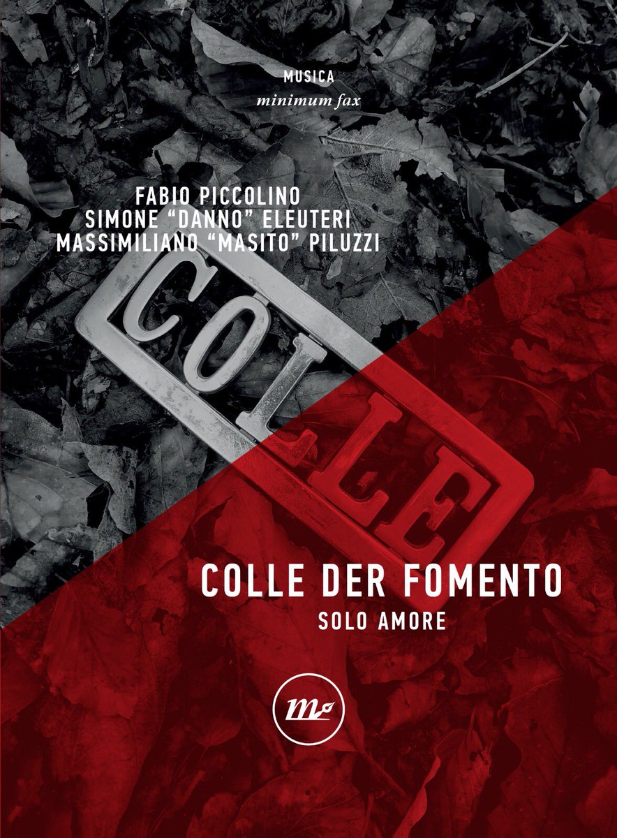 il 14 ottobre esce il libro del <a href="/collederfomento/">Colle der Fomento™</a> e <a href="/fpiccolino/">fabio piccolino</a> per @minimumfax 
Solo Amore❤️
