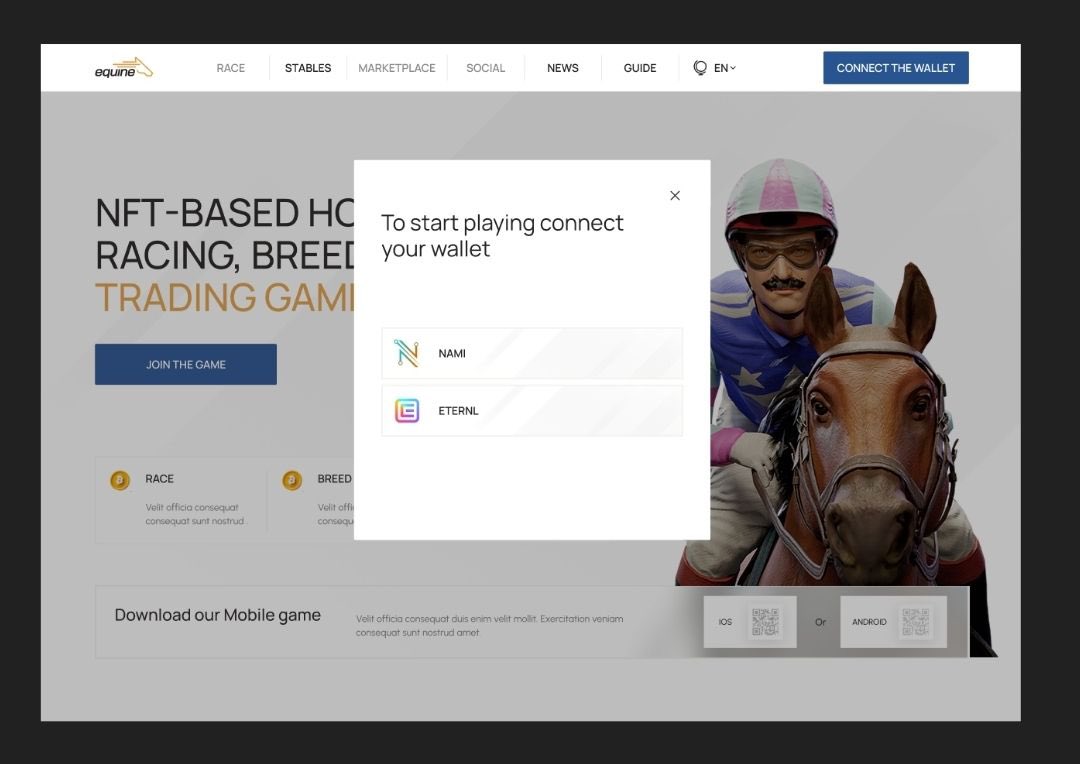 <a href="/EquineNFT/">EquineNFT</a> stables tomorrow!!!