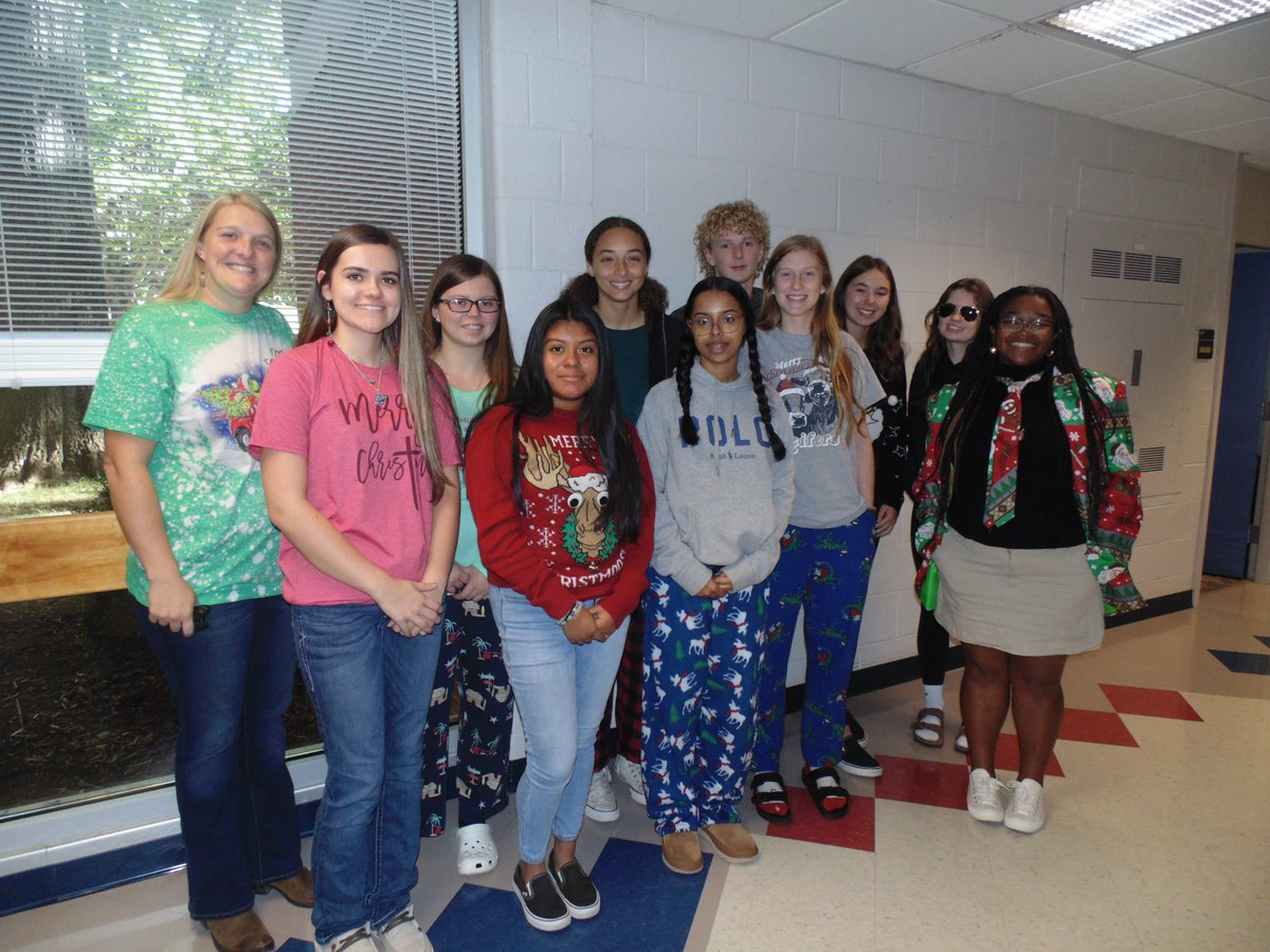 Wednesday for Gov. School Spirit Week was Holiday Day, where staff and students dressed in their favorite holiday gear!