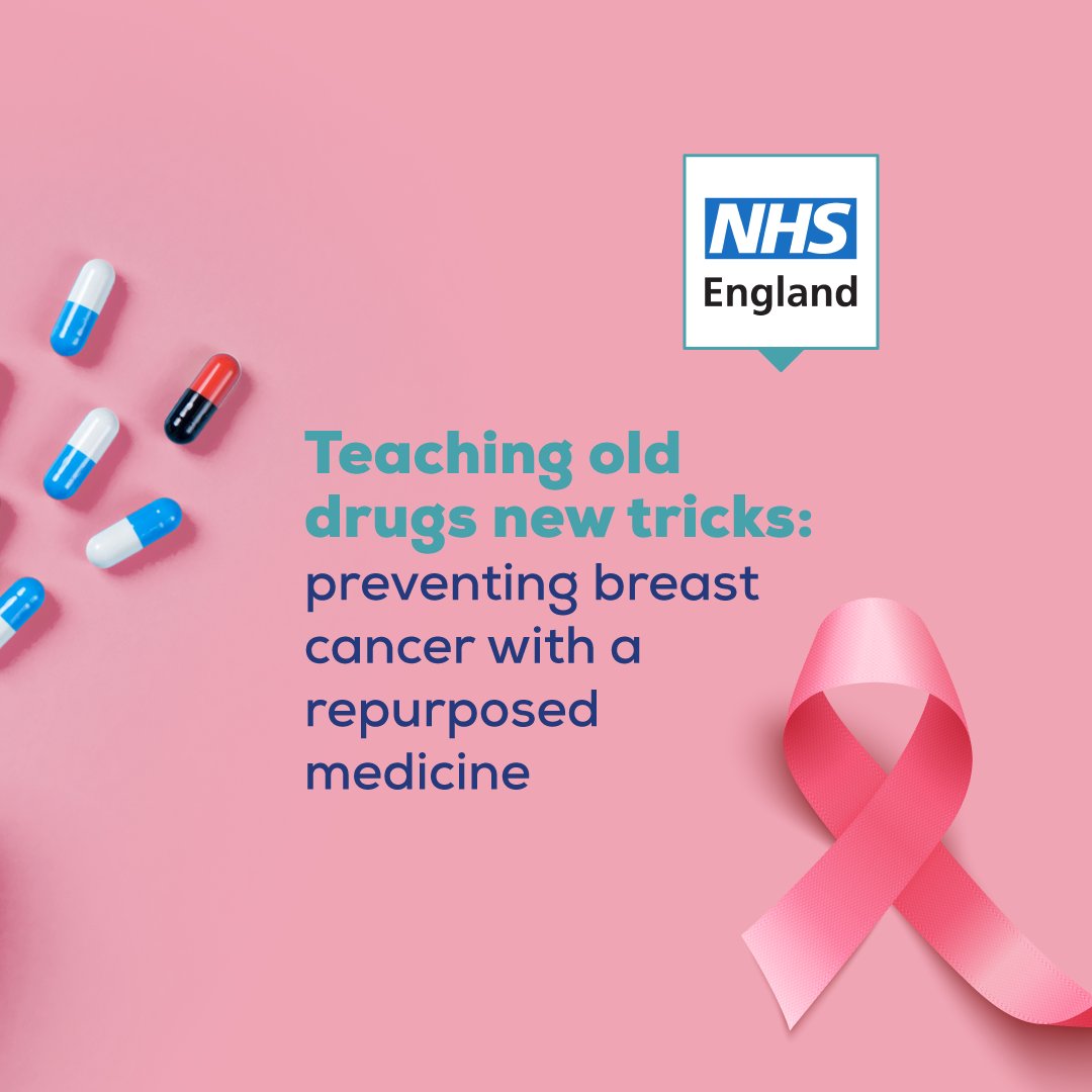 BGMA are delighted to be working with @NHSEngland to find new uses for proven medicines. The first medicine to benefit from this programme will help protect tens of thousands of women at risk from breast cancer: england.nhs.uk/blog/teaching-… 

#medicinesrepurposing