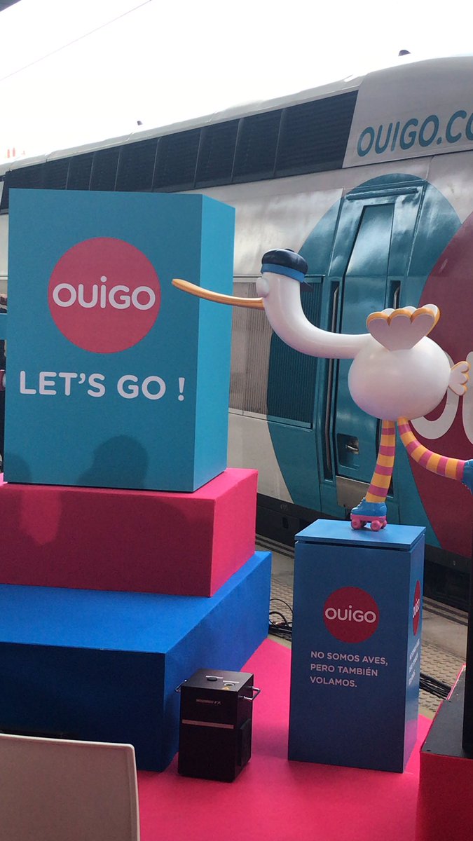 ChabrolCaroline's tweet photo. Une nouvelle offre @OUIGO_Es entre Madrid et Valencia à partir de 9€ ! Quelle bonne nouvelle pour les voyageurs et pour la 🌎 !! #OuigoLetsGo @HeleneVALENZU10 @alainkrakovitch @GhCollinet https://t.co/STUrlRn36P
