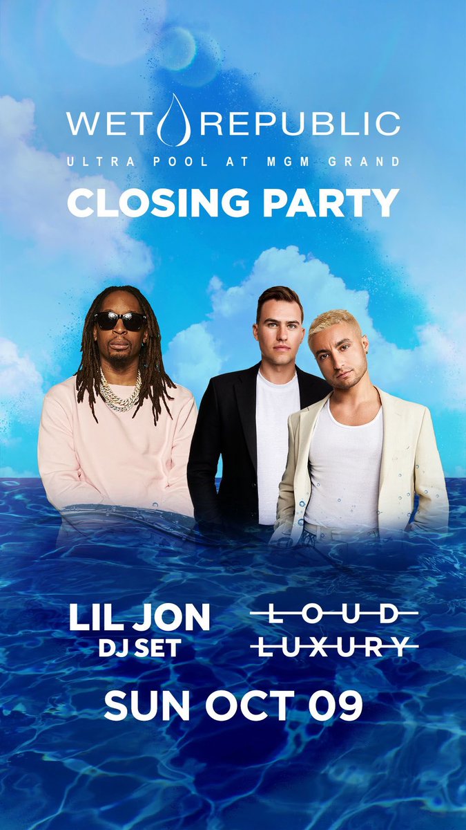 JoeSN_Marquee's tweet photo. #WetRepublic closing party this Sunday!! Text 702.334.9274 for Guest List &amp; Table Reservations https://t.co/27qZtYyTxs