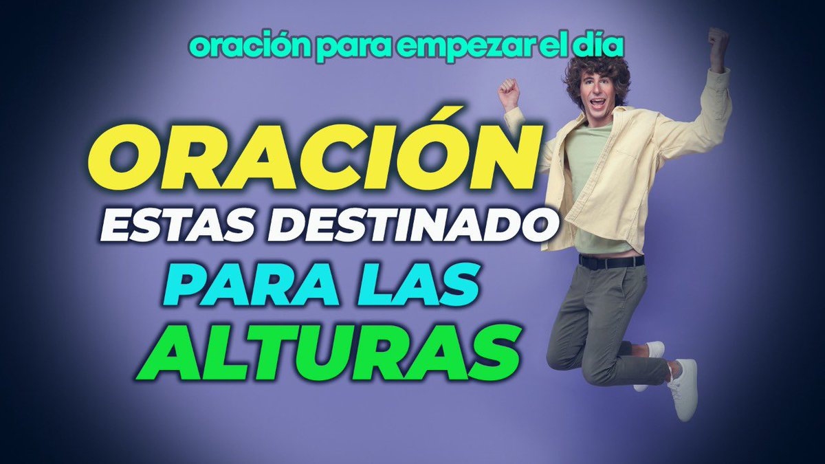 Rudyortegon's tweet photo. 🪂🛩️ ORACIÓN, no digas que eres INCAPAZ porque estas DESTINADO para las ALTURAS | Oración del Día https://t.co/Tyg7sca7LY #oraciondeldia #oracionparaempezareldia #oracionydevocional https://t.co/IozgCOfGdh