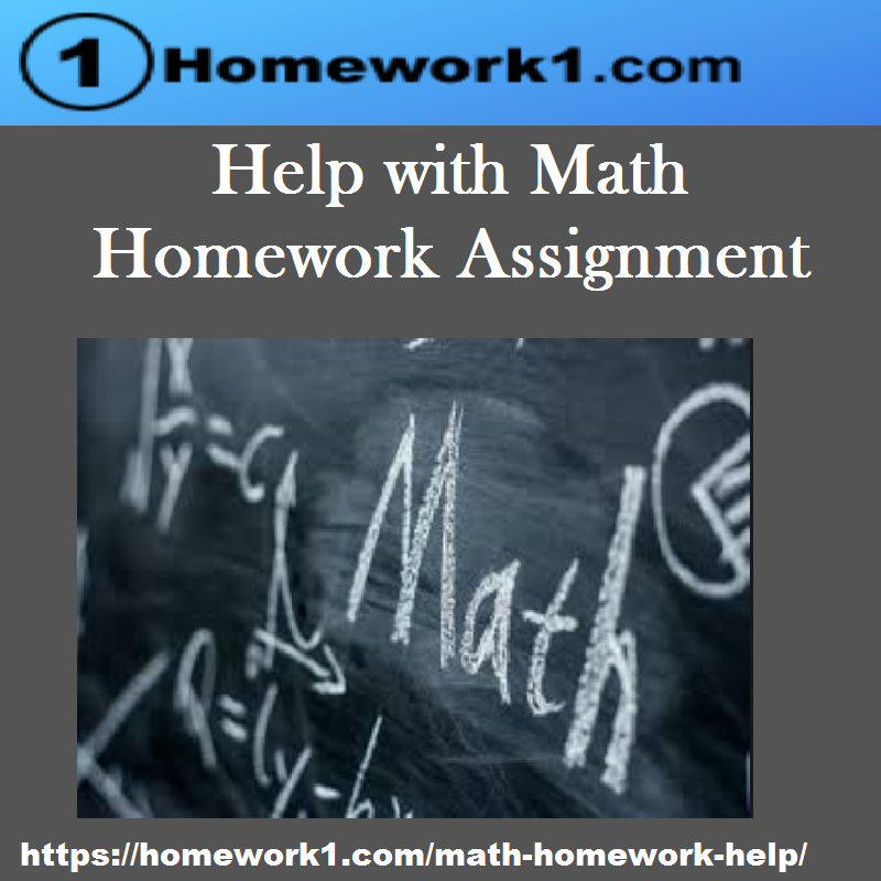 homework1com's tweet image. You may be sure that hiring our #Math_Homework_Help will be a once-in-a-lifetime experience. We have all we need to provide you with precise, plagiarism-free solutions to your concerns, including a 24-7 availability of assistance👉homework1.com/math-homework-…