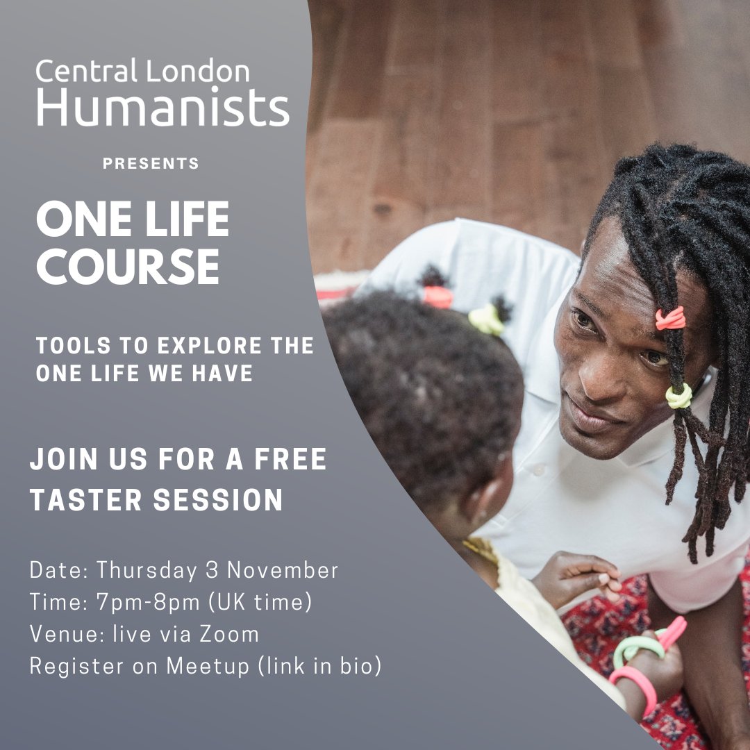 LondonHumanists's tweet photo. Humanism offers tools to explore the One Life we have without resorting to the supernatural...

Want to know more? Sign up today! https://t.co/iopMcrCpHy

#FreeThinkers #SecularHumanist #Science

@DHumanists @CDFHumanists @WSHumanists @NEHumanists https://t.co/qAiQgxwuHd
