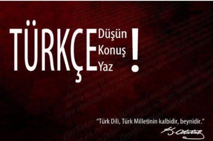 Türkçemize sahip çıkmak için #Türkçeseferberliği10bin 🇹🇷