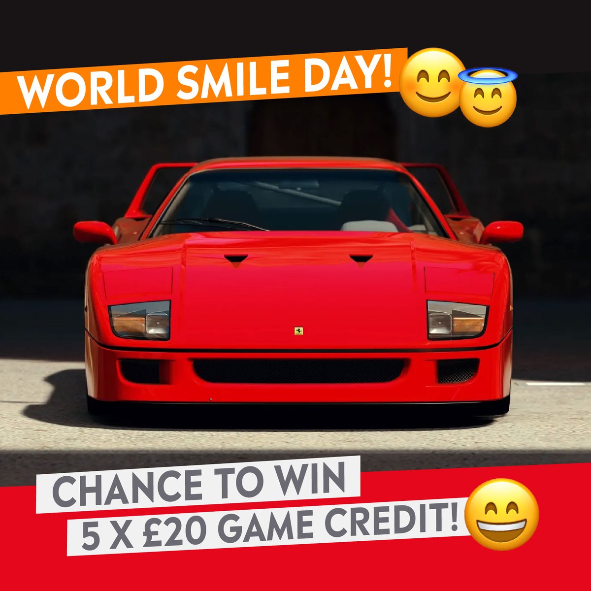 BOTB_Dreamcars's tweet image. #WorldSmileDay

To celebrate, we wanted to help them beam a little brighter by giving you a chance to win someone of 5 x £20 Dream Car Credit! All you have to do is comment below which car from the BOTB line-up makes you smile!

You have until 3pm today to enter!

#freecomp #win