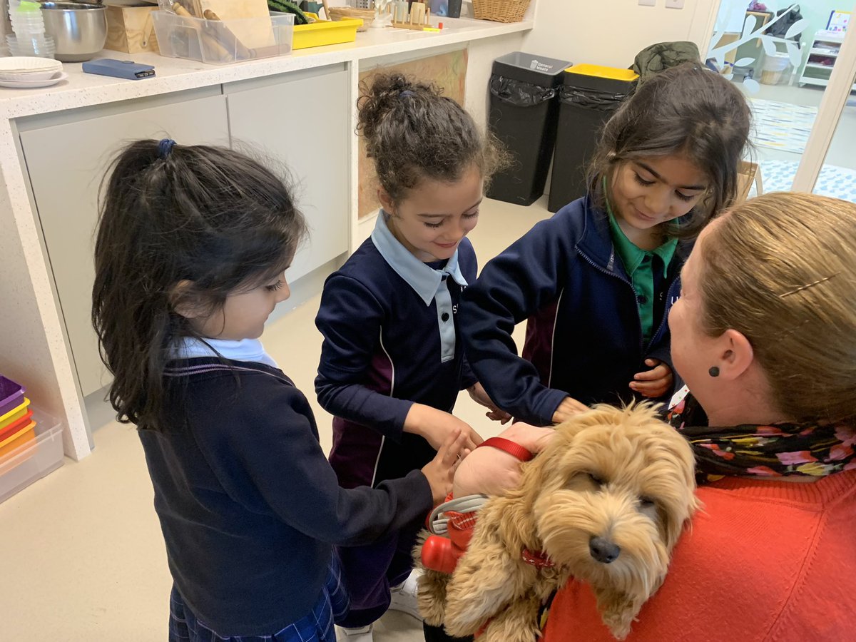 Reception LOVED meeting Peggy today. She was “as soft as a fluffy cushion”