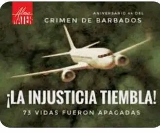 El vuelo de cubana de aviación que nunca llegó a su destino, con jóvenes abordo cargados de sueños y esperanzas
#TenemosMemoria 
#FuerzaCuba 
#CubaPorLaVida 
#ProvinciaGranma