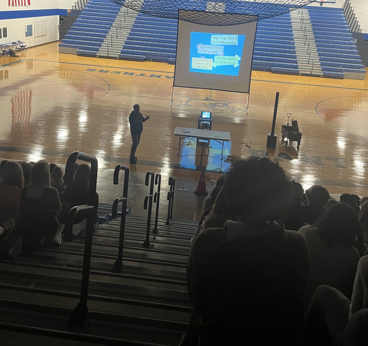 Springboro_SJHS's tweet image. It’sTime2 presented to both seventh and eighth grade students on Tuesday! We learned why mental health is so important and what we can do if we need support.