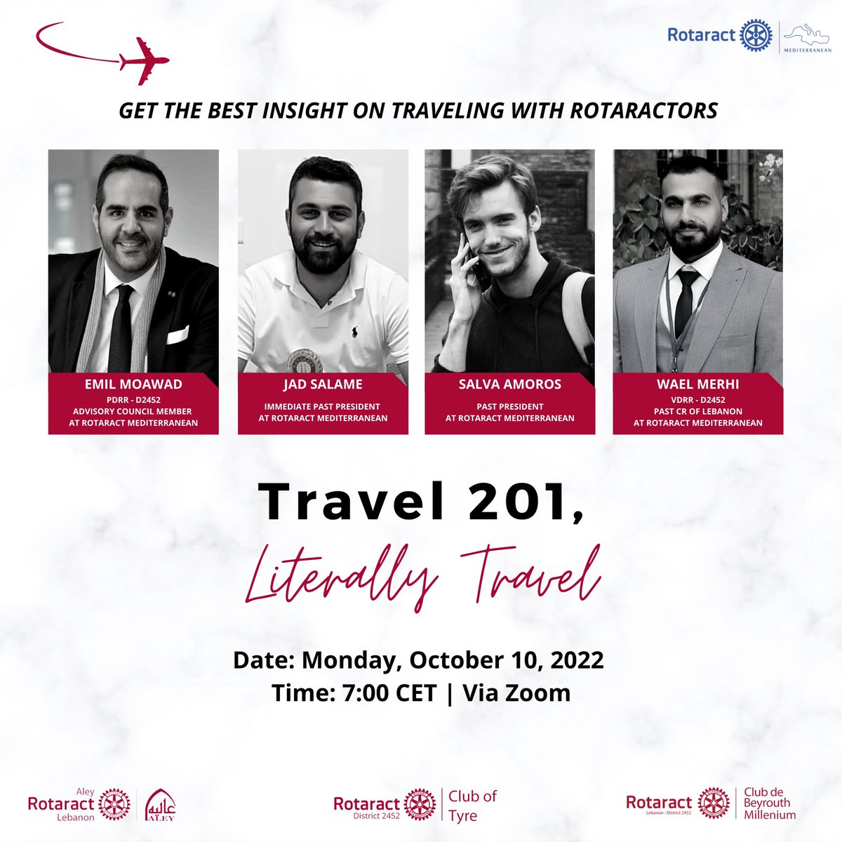 Rac_Millenium's tweet photo. Learn how to get the most out of your #Rotaract #Travel experience with our “Travel 201, Literally Travel” talk on #zoom! 💻 

If you are interested, kindly fill this form: https://t.co/u9lI3ikGLf
#webinar https://t.co/Gs9yKGJvlY