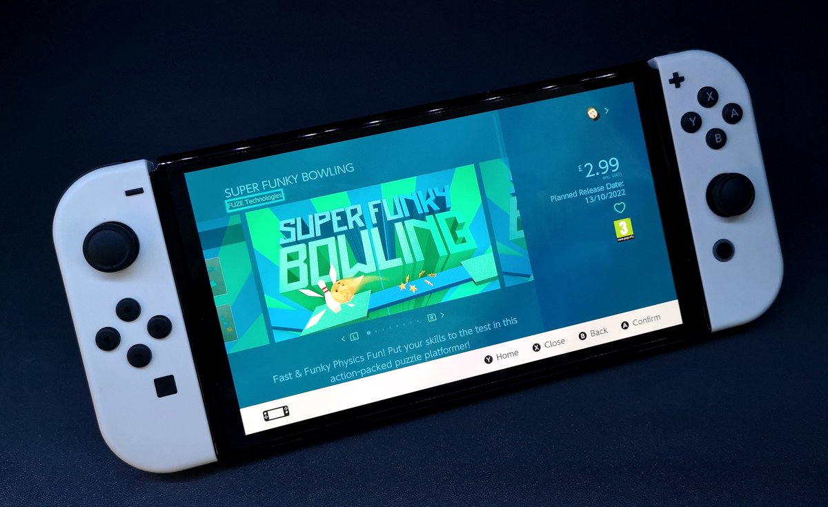 Made With FUZE game 'SUPER FUNKY BOWLING' is coming soon to Nintendo Switch! Find it on the Nintendo eShop! #nintendoswitch #gamedevelopment  #IndieGameDev