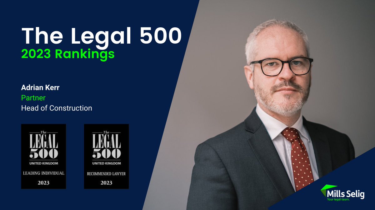 Great to be ranked as a “Leading Individual” in this year’s Construction Legal 500 rankings. 

Less great to admit that despite being perceived as a leading construction lawyer, I still can’t find a plumber to come out and fix my leaking bath. 😐