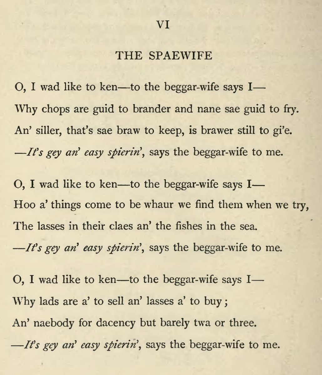 RLSte's tweet image. The Spaewife: Two birds with one stone #NationalPoetryDay2022 and #Scotstober 6 spae