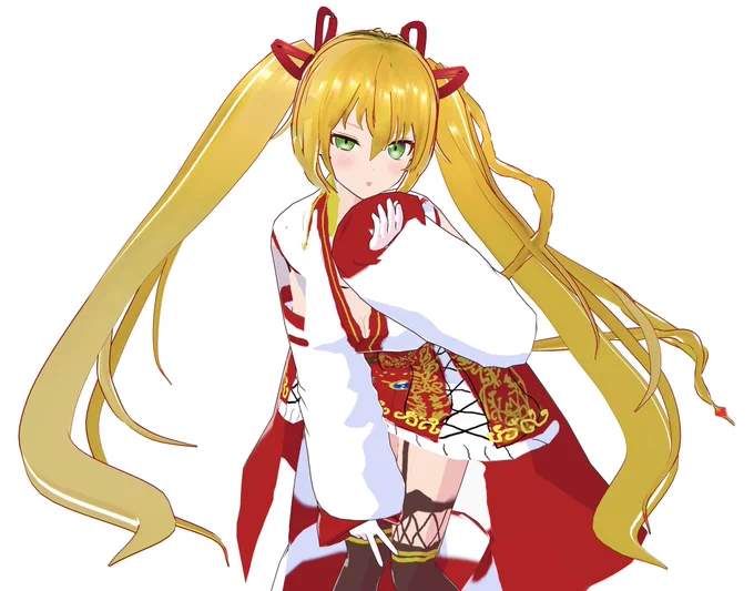 今日の勝利の巫女だゾ #VRoid 
