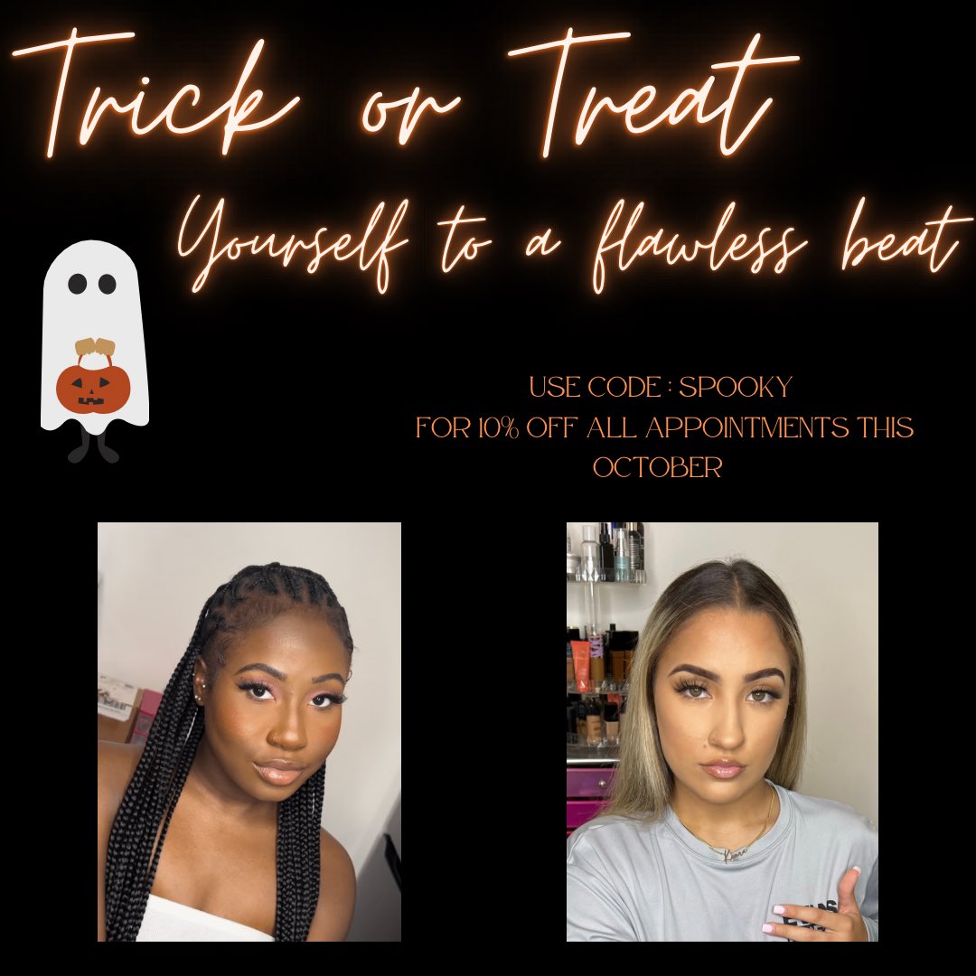 October Sale 🎃 Use code SPOOKY for 10% off any makeup look this month ✨ #browardmua #browardmakeupartist