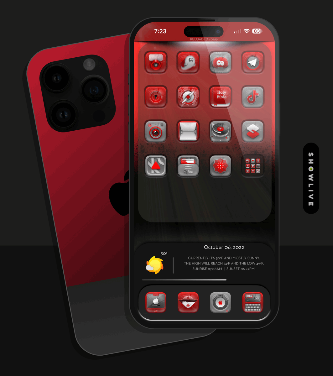 tombowie's tweet photo. #ShowLive🤩 @SeanKly
#ShowCuts https://t.co/zKFxZ1XSlh
#IOS161b4 #14ProMax📱 

•  Theme #Cod3R3d @SteveMeyer420 
•  Overlay @SteveMeyer420 
•  Wall @TeboulDavid1 
•  SLPreset #MarcoG @UtdAll  mod
•  Mock-up @TeboulDavid1 

#ShowTeam ❤️ https://t.co/Zu8ObV01n9