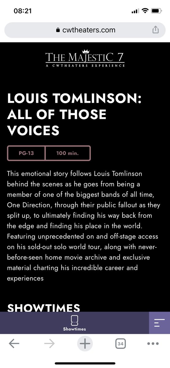 “Louis Tomlinson: all of those voices” MDS VEM AI UM DOCUMENTÁRIO DE MAIS DE 1h DO LOUIS????

cwtheaters.com/movie/ArsenalY…