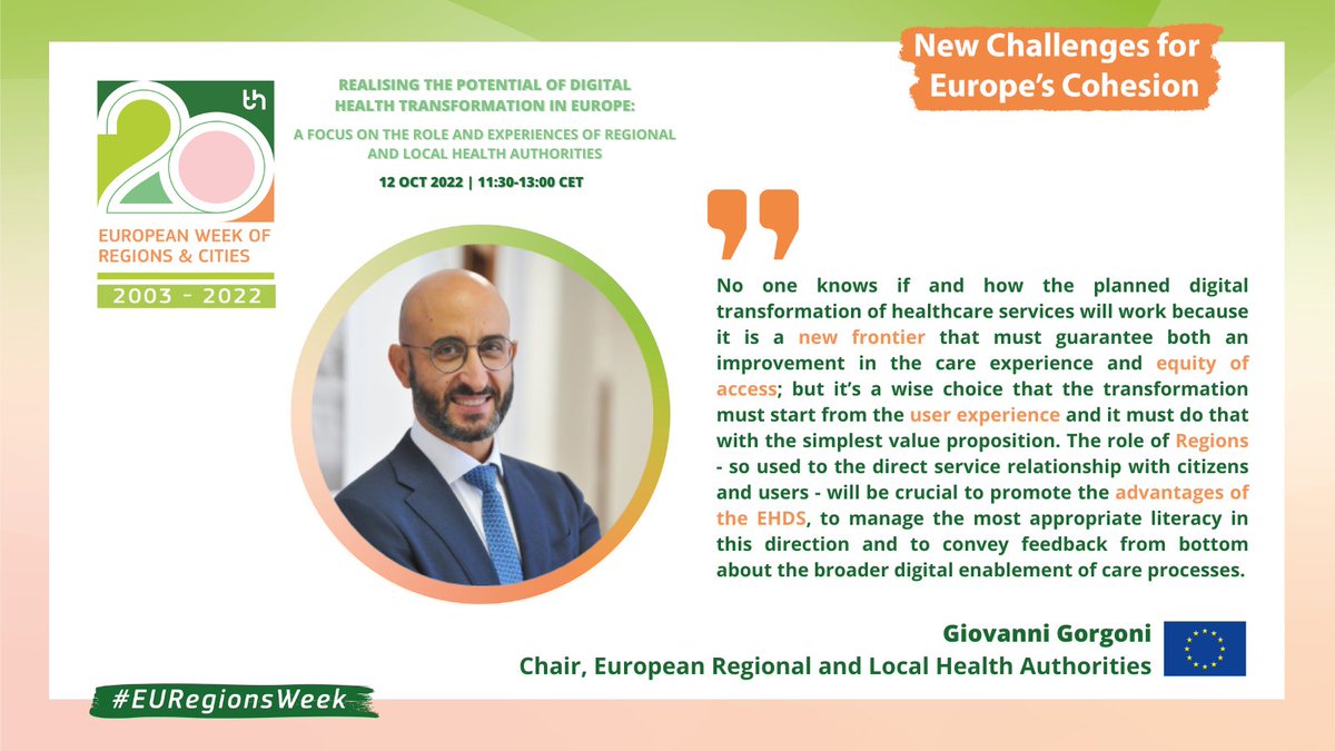 EUREGHA - Regional and Local Health Authorities tweet media