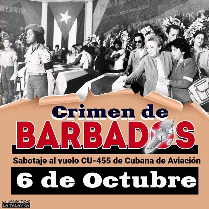 En el Día de las Víctimas del Terrorismo de Estado, condenamos toda acción terrorista en cualquier lugar del mundo donde ocurra y reclamamos al gobierno #EEUU  la eliminación de #Cuba de la lista de países patrocinadores del terrorismo. #TenemosMemoria <a href="/DiazCanelB/">Miguel Díaz-Canel Bermúdez</a>