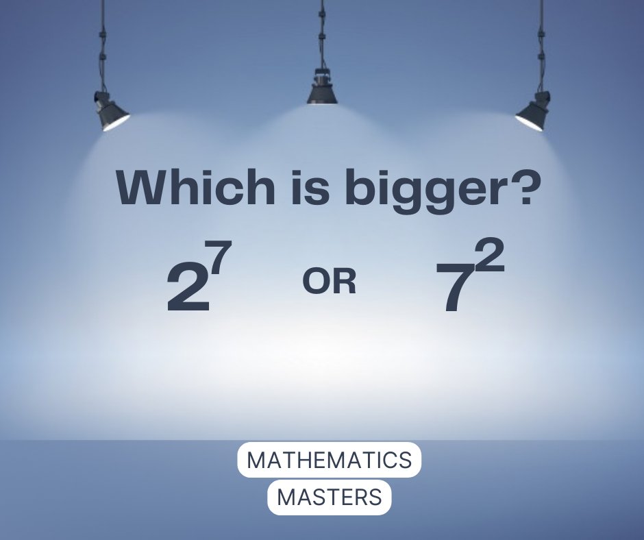 mathmasters1's tweet photo. Which is bigger??? https://t.co/e7txr3AsOr