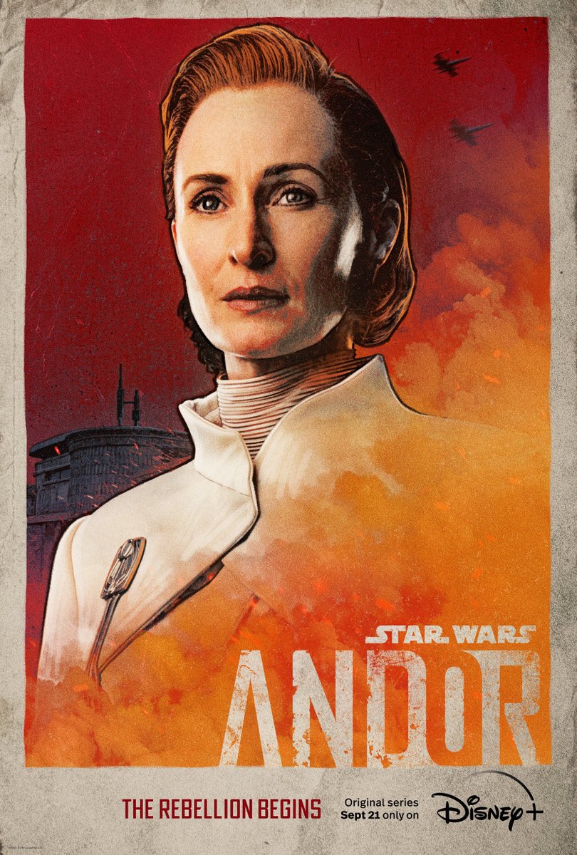 BillyHopkinson's tweet photo. I'm enjoying #Andor very very much.
The production just feels so expansive compared to the often claustrophobic Obi-Wan.
Well written, intriguing, great production design, and #MonMotha's fabulous costumes. https://t.co/O2PCtsLvxY