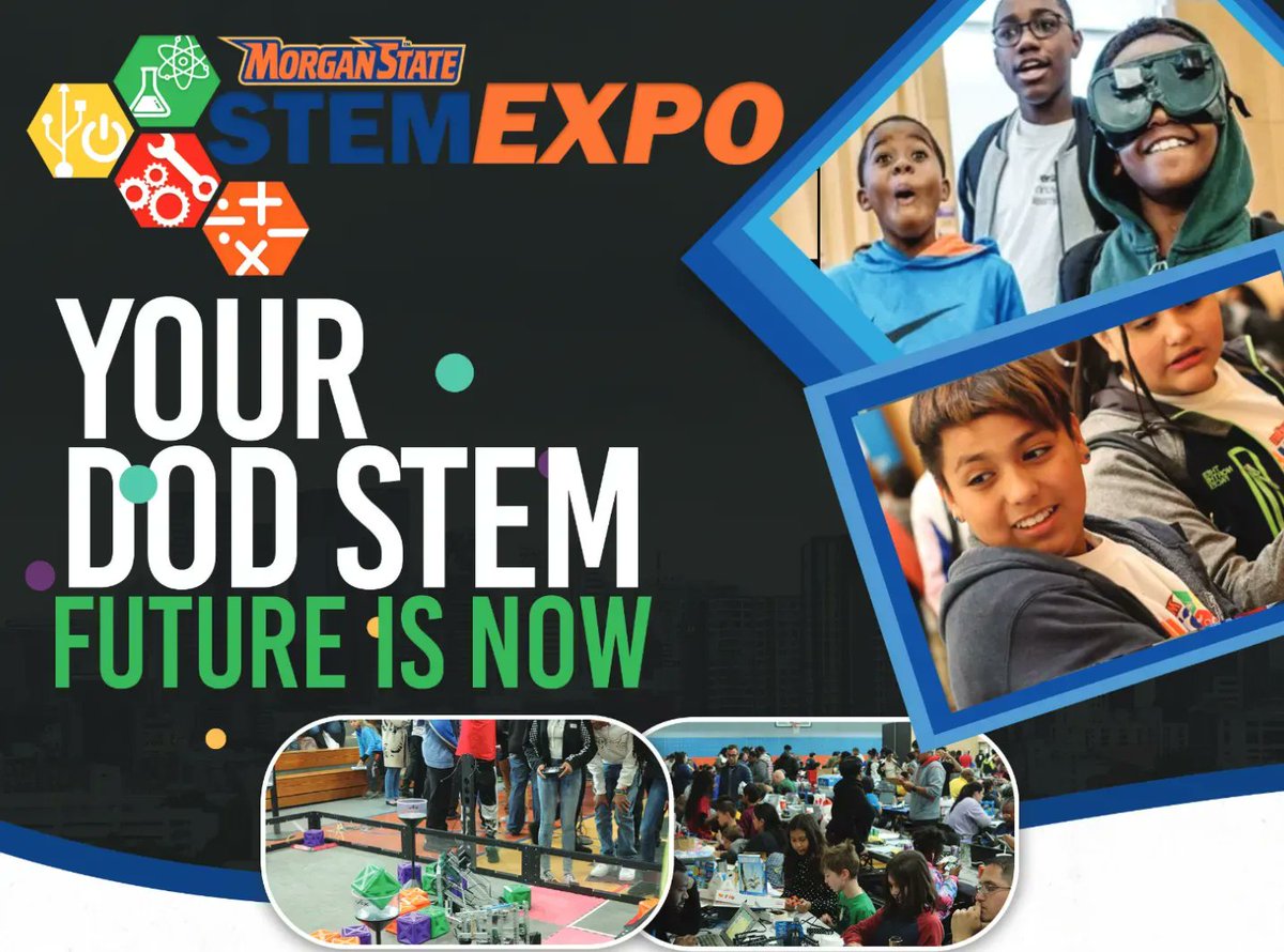 MD friends: mark your calendars! On 10/29, we’ll be bringing our award-winning Drop Anywhere Lab to @MorganStateU’s #STEM Expo. Don’t miss: ✅ Our new Breakout Box experience ✅ Metaverse simulations Register for the free event: buff.ly/3yaCRlk @DoDstem
