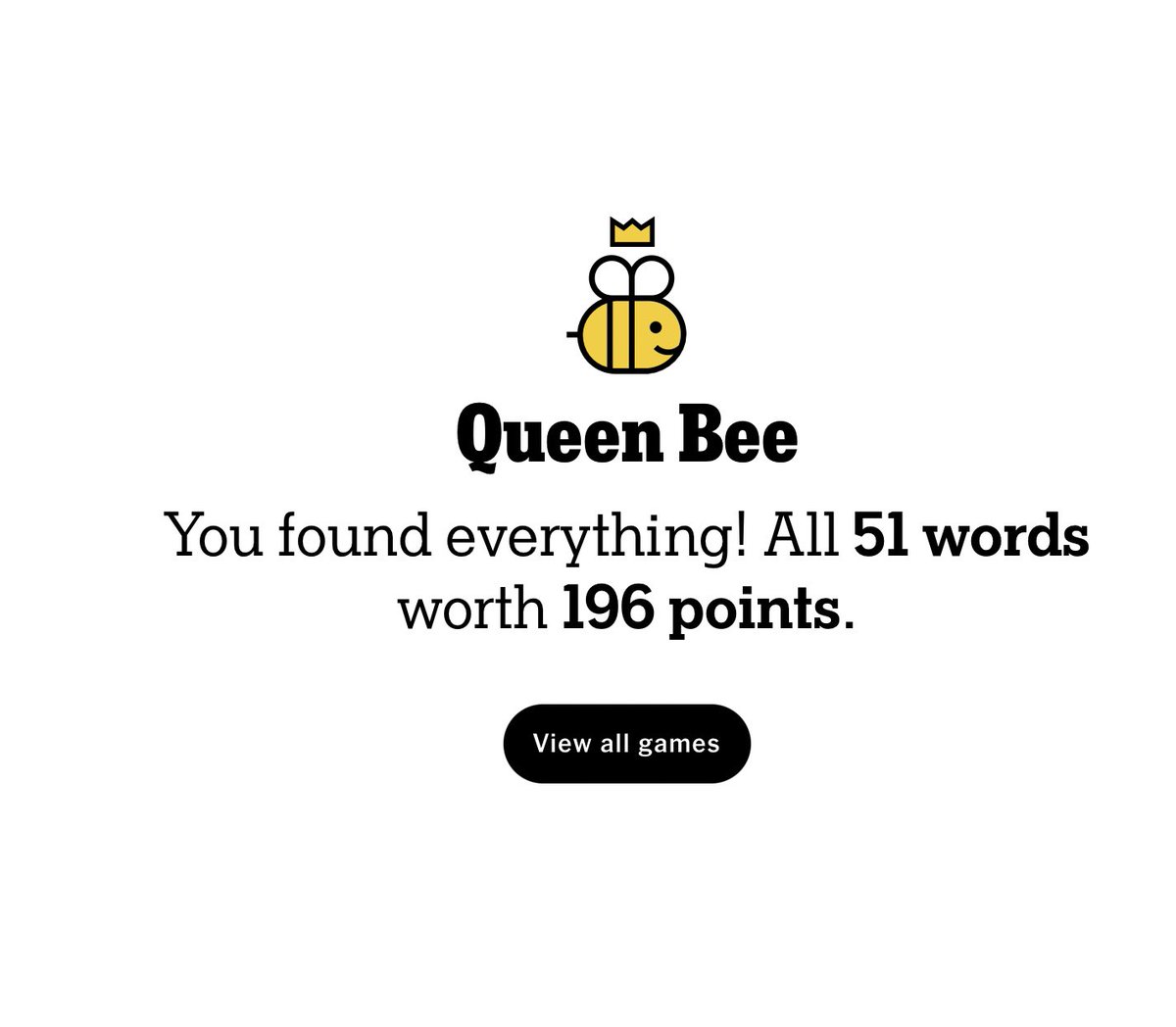 With today’s 🐝 I had “part” of the pangram early, but didn’t get pangram until QB-4….interesting how you can be blind to a word for so long and then suddenly it “appears!” @beesolved @NYTimesGames @NYTimesWordplay #NYTSpellingbee.
