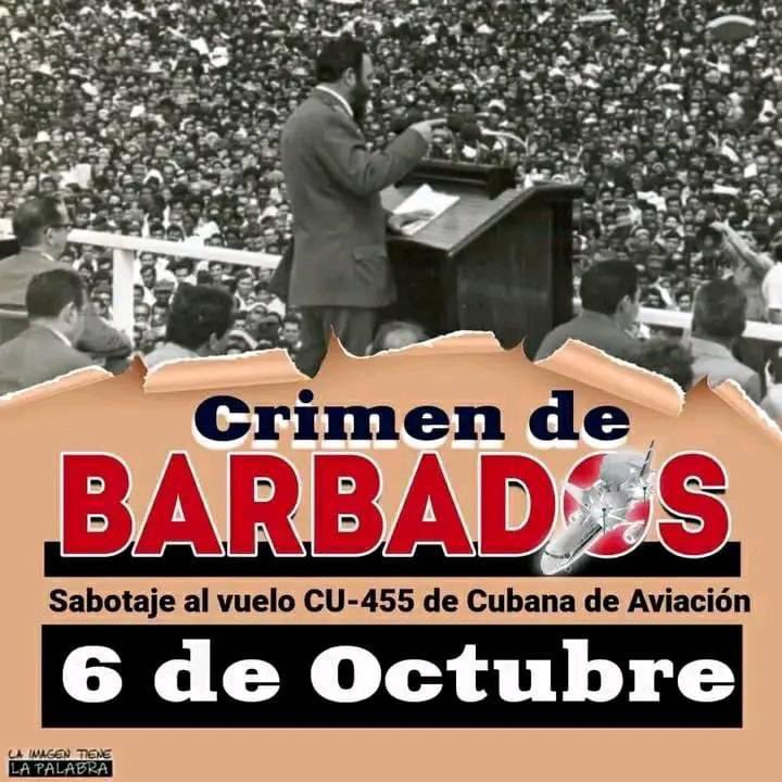 La historia tiene un papel formativo. El terrorismo aún campea en todo el mundo. Su oscuro manto tiene nuevas formas y métodos. #Cuba lo sabe de memoria. Desde el mismo sitio se financia y promueven actos contra nuestra Patria. Prohibido olvidar. Homenaje eterno. #TenemosMemoria