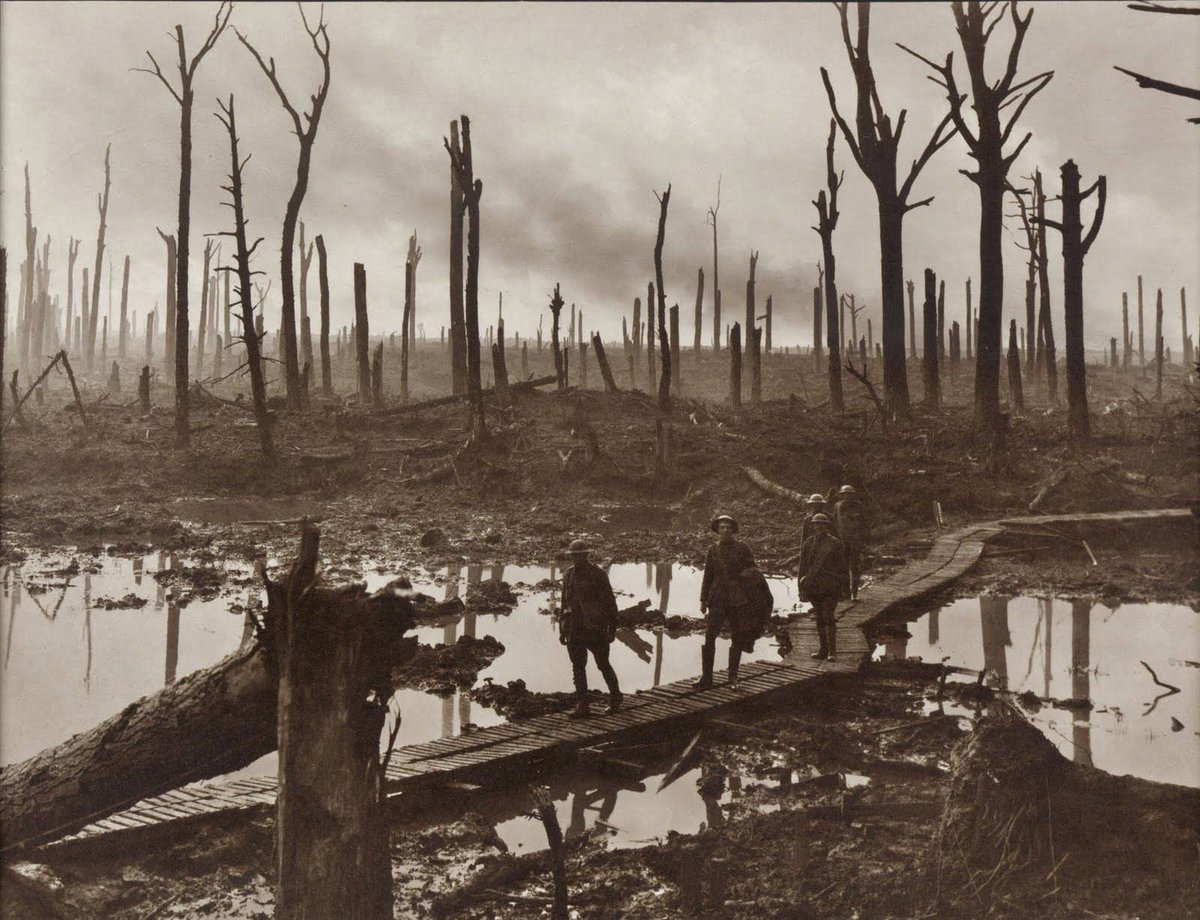 poppyscotland's tweet photo. #Onthisday in 1917 the Battle of Passchendaele came to an end. 

It lasted just over 3 months &amp;, with around 500,000 casualties, it was the bloodiest battle of WW1. 

On the eve of #ArmisticeDay, we remember all those affected by this terrible battle. #LestWeForget https://t.co/t4EC6L21XJ