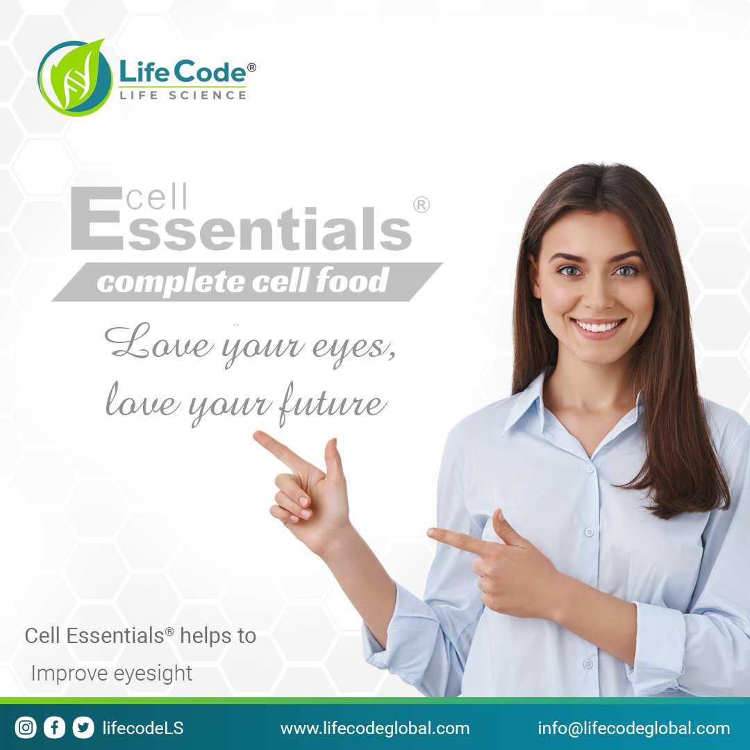 LifeCodeLS's tweet image. Cell Essentials® helps to Improve Eyesight
Read more bit.ly/3DWV75B

#eyecare #eyes #optometrist #vision #eyehealth #optometry #eyewear #eye #sunglasses #ophthalmology #optician #optical #eyeglasses #skincare #ophthalmologist #contactlenses #health #cataract #eyecaretips