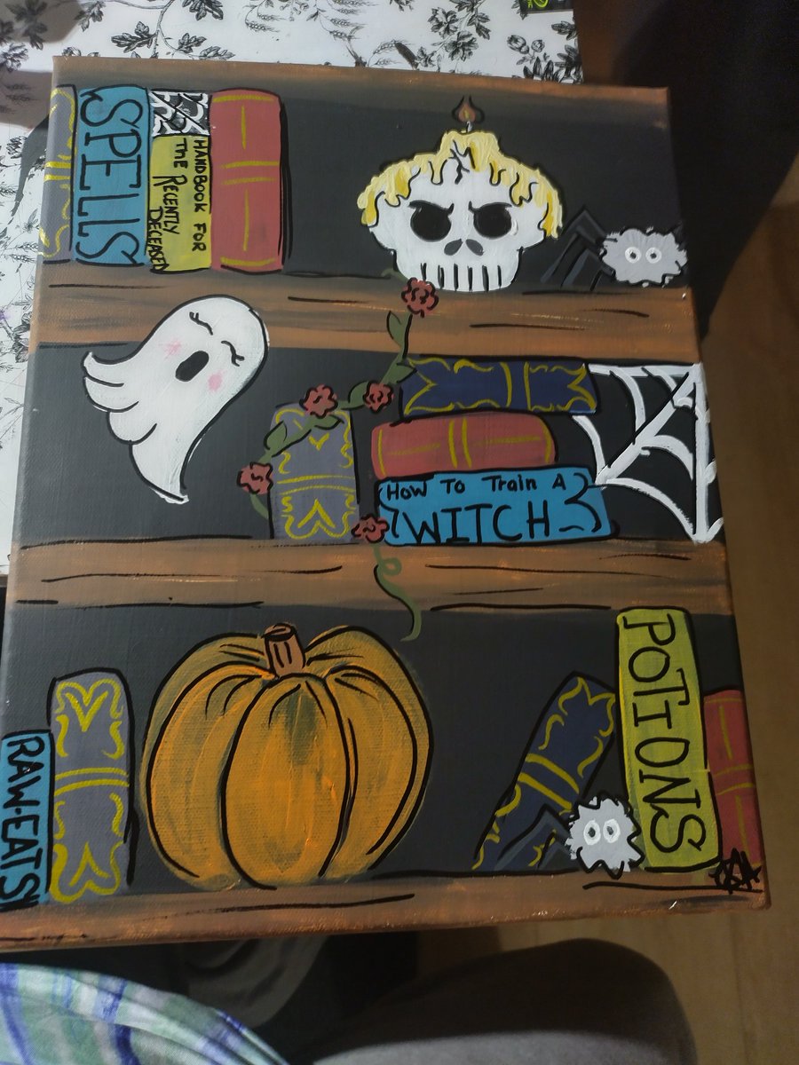 Fluffiecroation's tweet photo. I don't just crochet, here are some painting I have done in the last week https://t.co/nNt9ycjDul