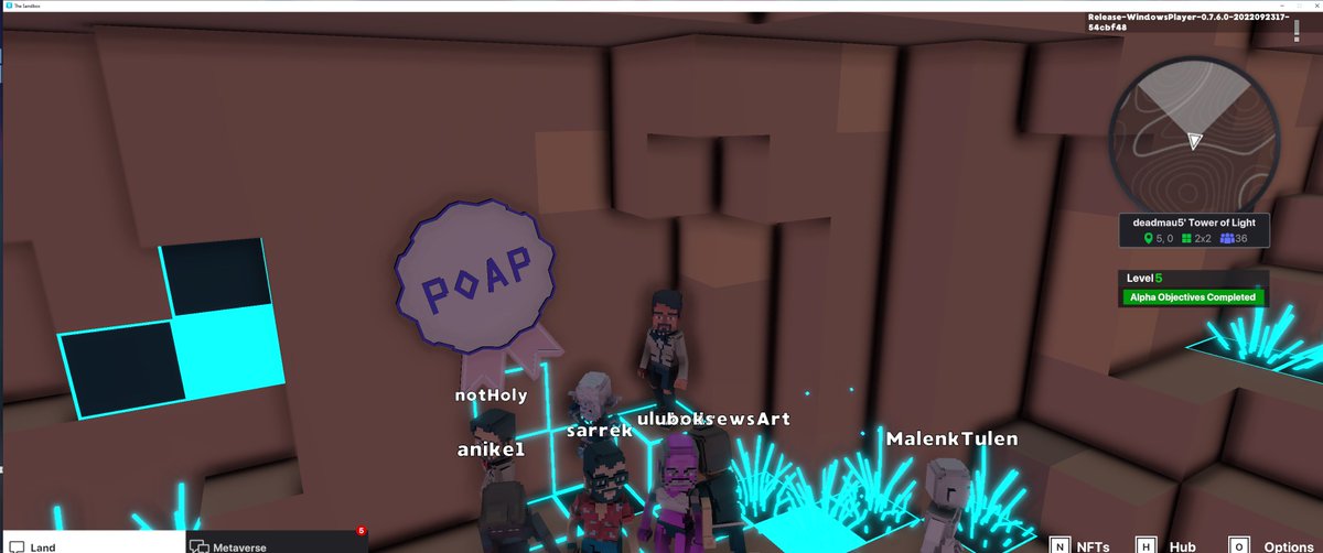 han_novar's tweet photo. @TheSandboxGame @deadmau5 I just participated in the #SandboxAlphaS3Giveaway for a chance to win 500 SAND! Found George from the Metaglitch in @deadmau5's Tower of Light, check out my screenshot below!
👇 https://t.co/lcMyasyk1q