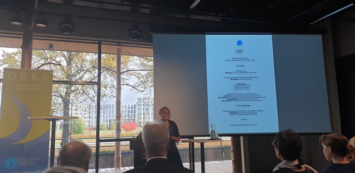 Kekemies's tweet photo. #okka25 Futuristi Elina Hiltunen 10 MegatrendiÀ https://t.co/VeJIlqaFs2