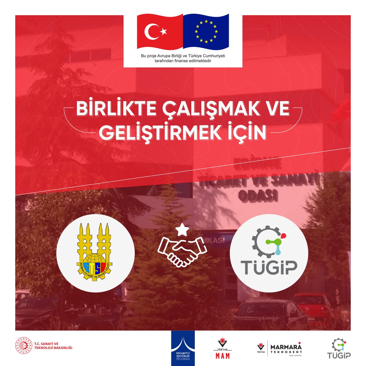 TugipFood's tweet photo. TÜBİTAK MAM Yaşam Bilimleri öncülüğünde gıda ve içecek sektörünün rekabet gücünün artırılması için birlikte değer yaratma yaklaşımıyla yola çıkan Türkiye Gıda İnovasyon Platformu TÜGİP’in, üyelik niyet beyanını imzalayan Edirne Ticaret ve Sanayi Odası'na teşekkür ediyoruz. https://t.co/7QjBPwzLkP