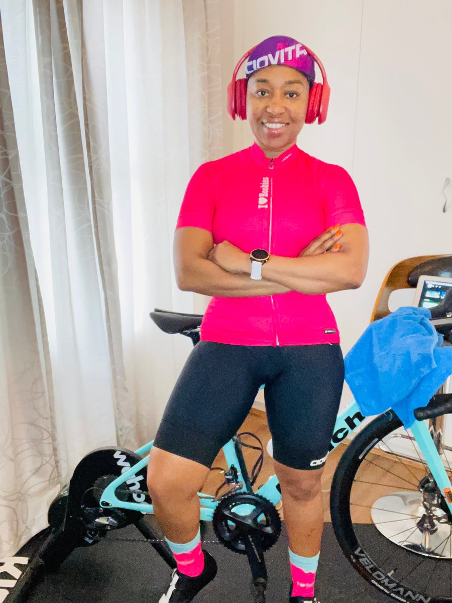 Devandy10's tweet photo. Pretty in Pink ๐๐for the @Vitality_SA weekly goals and streaks, nothing major ๐
๐ด๐ฝโโ๏ธ
@ciovitacycling @ILoveBoobies_za ๐
#IPaintedMyRide
#GirlsWhoRide ๐ธ๐ฝ๐ด๐ฝโโ๏ธ๐ฅฐ
#InspiredToRide
#AusiWaBianchi โฅ๏ธ https://t.co/P2odiOT7fb