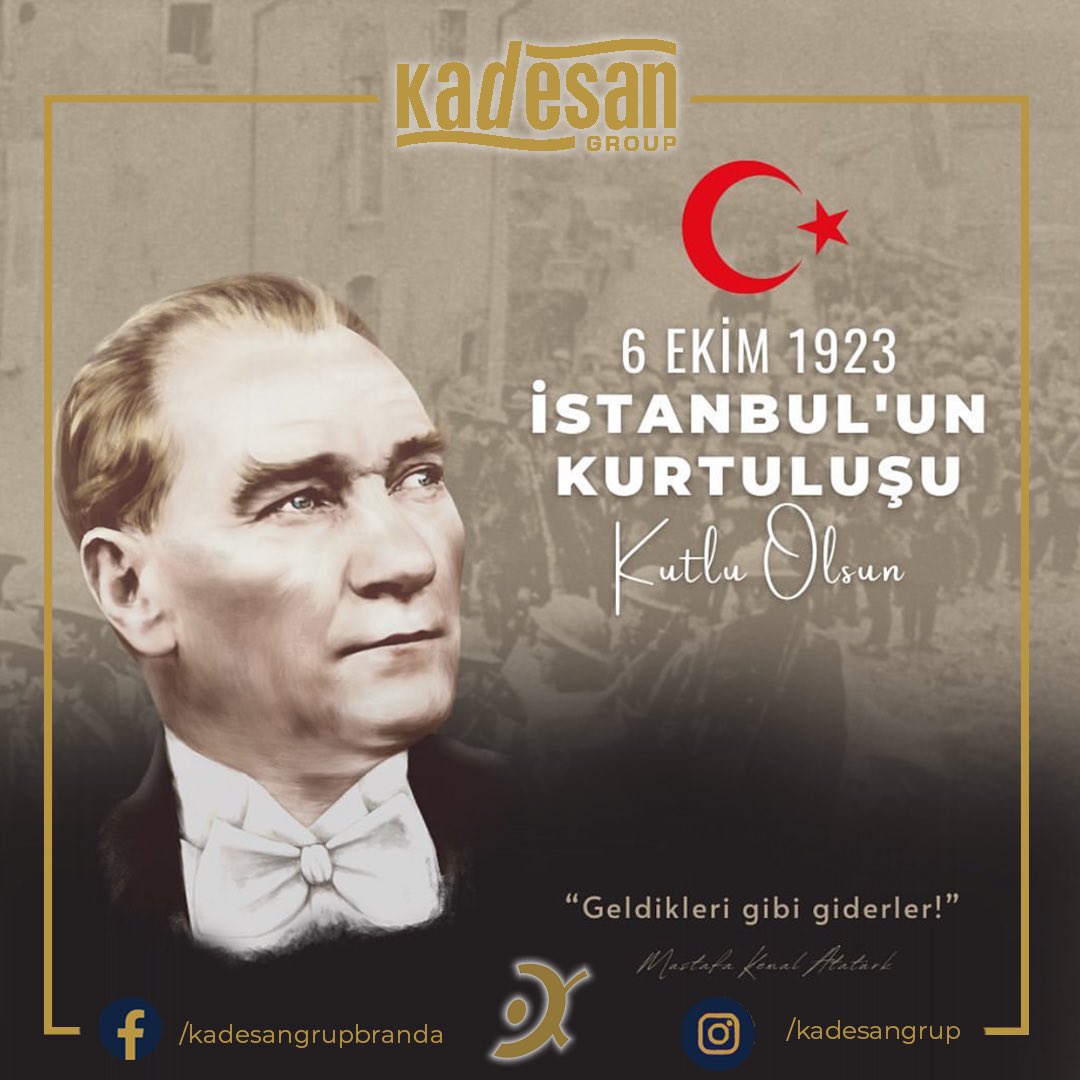 İstanbul’un düşman işgalinden kurtuluşunun 99. yıldönümü kutlu olsun.
#istanbul #istanbulunkurtuluşu #istanbulunkurtulusu #türkiye #atatürk