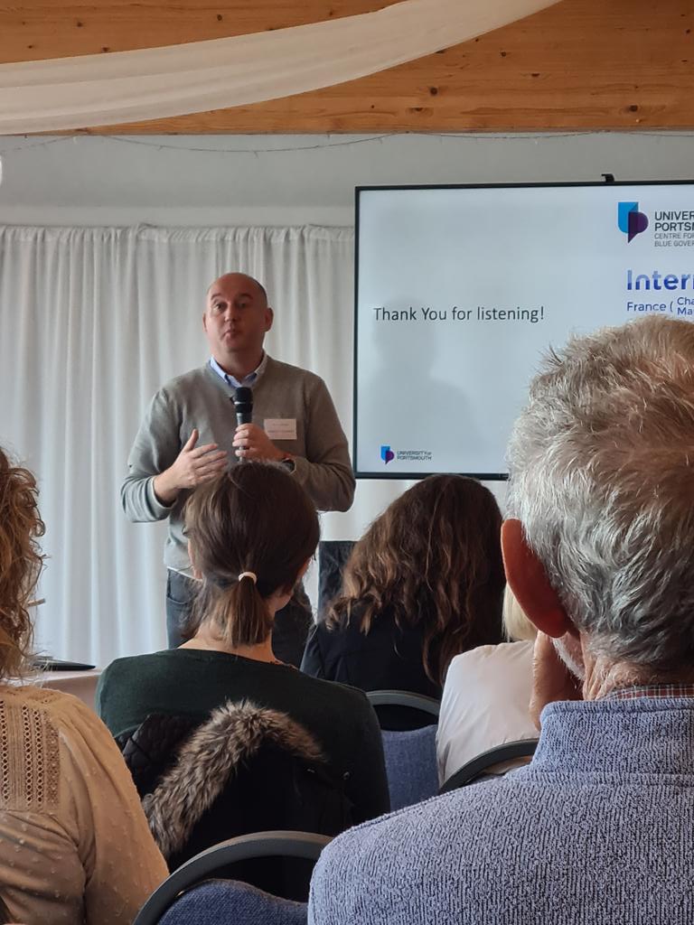 AndyVDSOlivier's tweet photo. At the #redpol symposium today with other staff and phd students from @UoPMarineBiol. Great talk from @DrAlexFord about the numerous impacts caused by chemicals into our coastal waters. https://t.co/2XwoM1Nvm9