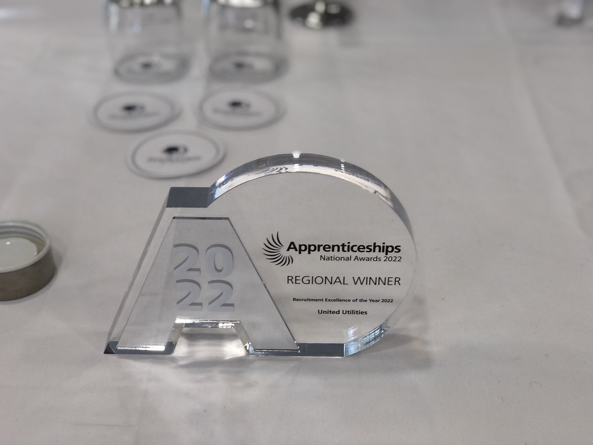 #AppAwards2022 #NWRegionalNAAwards Great to be part of a winning team <a href="/unitedutilities/">United Utilities</a> #Apprentices #ProudofourApprentices